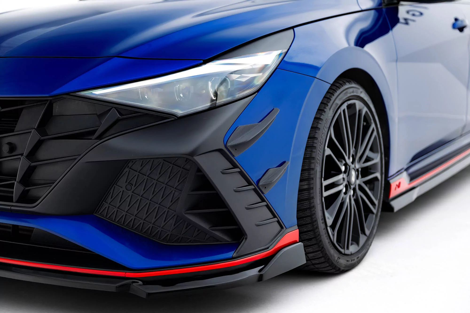 Stoßstangenflügel Vorne (Canards) Hyundai Elantra N Mk7