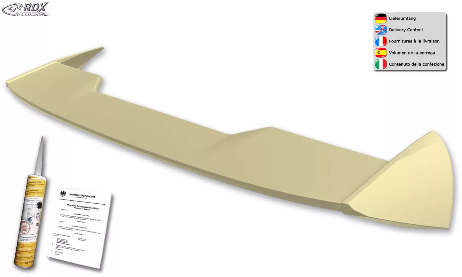 RDX Heckspoiler für SEAT LEON & CUPRA Leon (KL, 2020+) Dachspoiler Spoiler