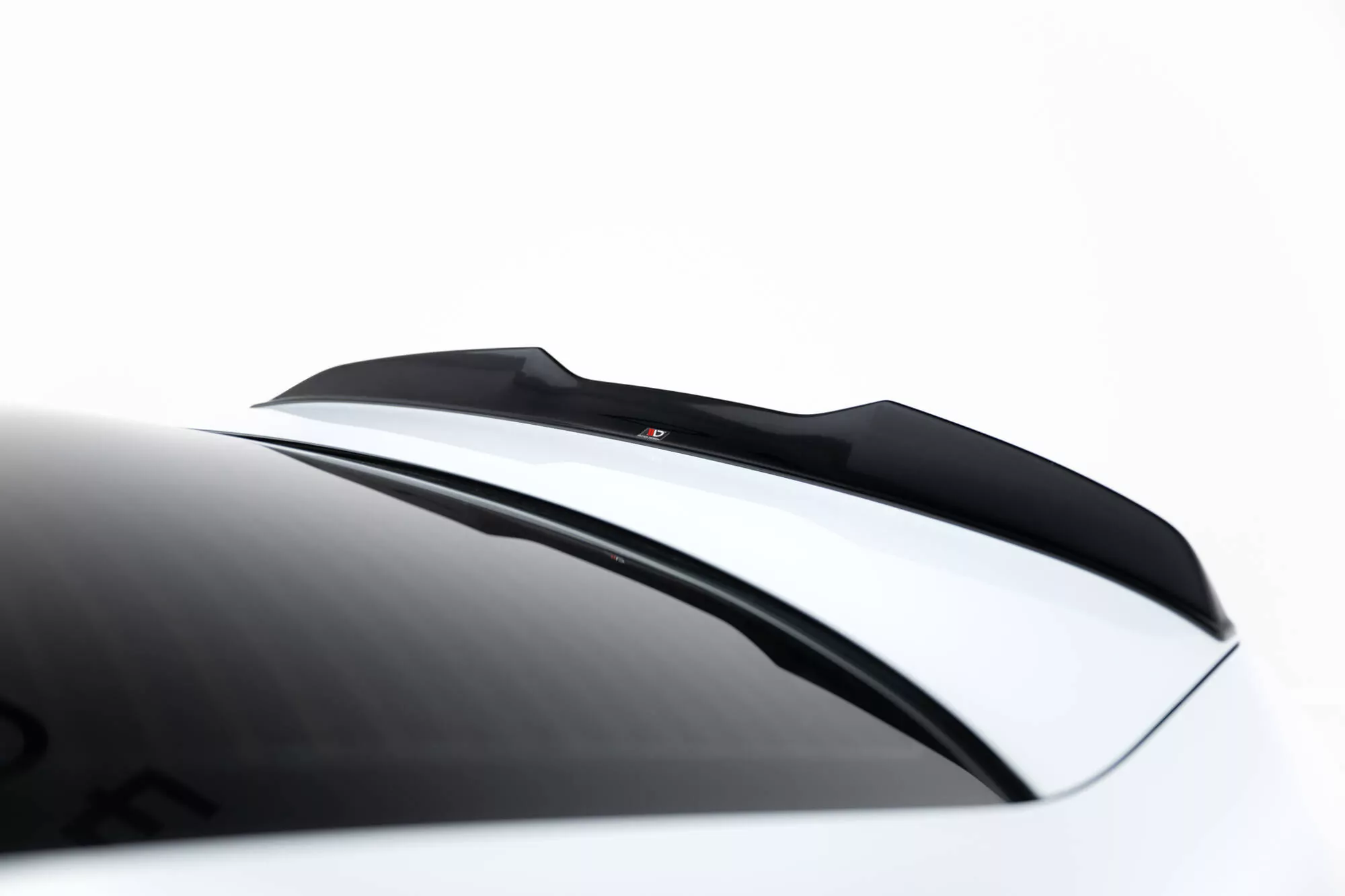 Spoiler CAP Für 3D Audi A3 / A3 S-Line / S3 / RS3 Limousine 8V Schwarz Hochglanz