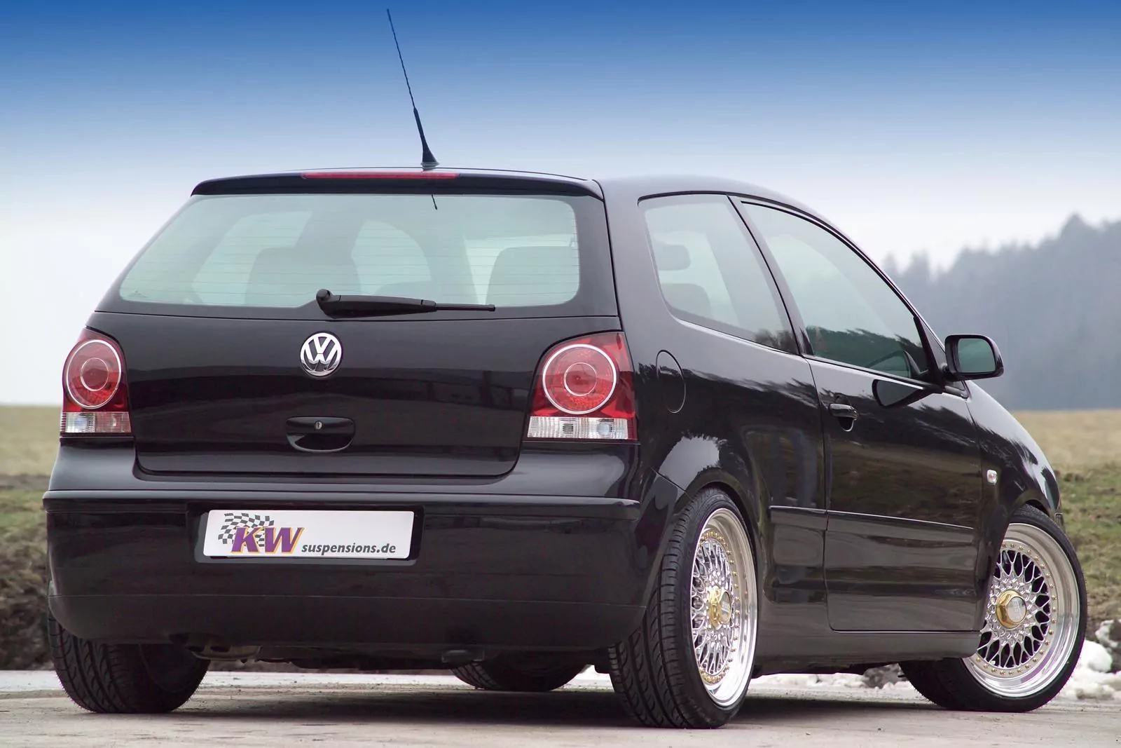 KW Gewindefahrwerk V1 inox VW POLO Stufenheck IV (9N, 9A4) 09/2002-