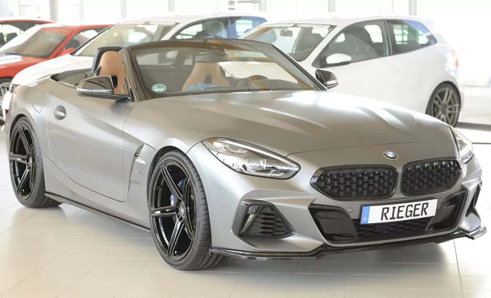 Rieger Seitenschweller links ansatz matt schwarz für BMW Z4 (G4Z/G29) Roadster 03.19-