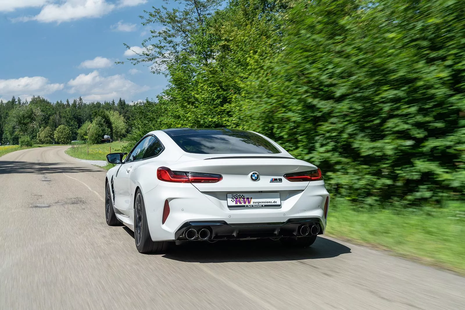 KW Höhenverstellbarer Federnsatz (Gewindefedern) BMW 8er Cabriolet (G14,F91) F8CM, G8C Allrad 11/2018-