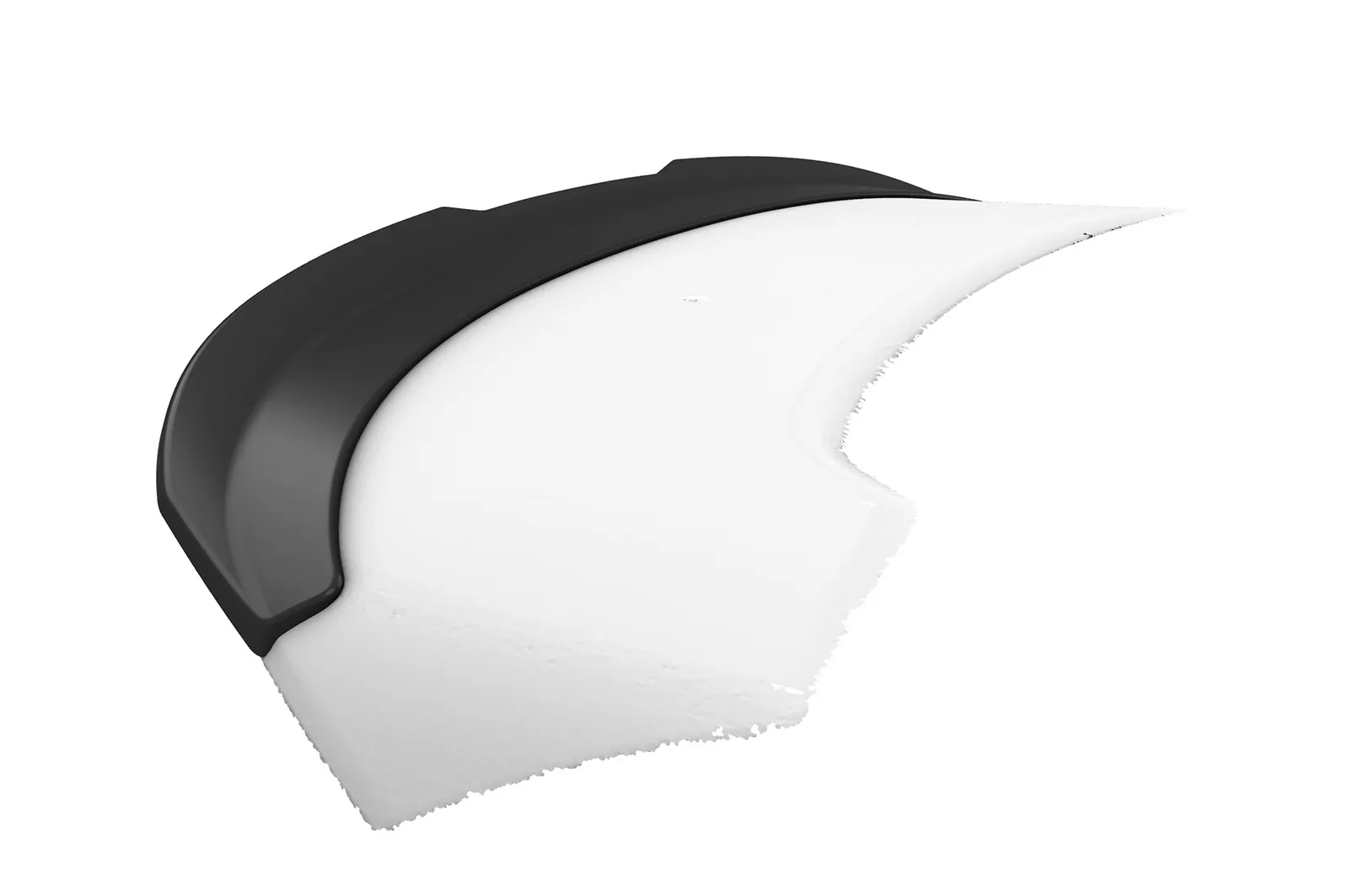 Heckflügel mit ABE für Fiat 500 Abarth 595 Competizione HF800-M Carbon Look (matt)