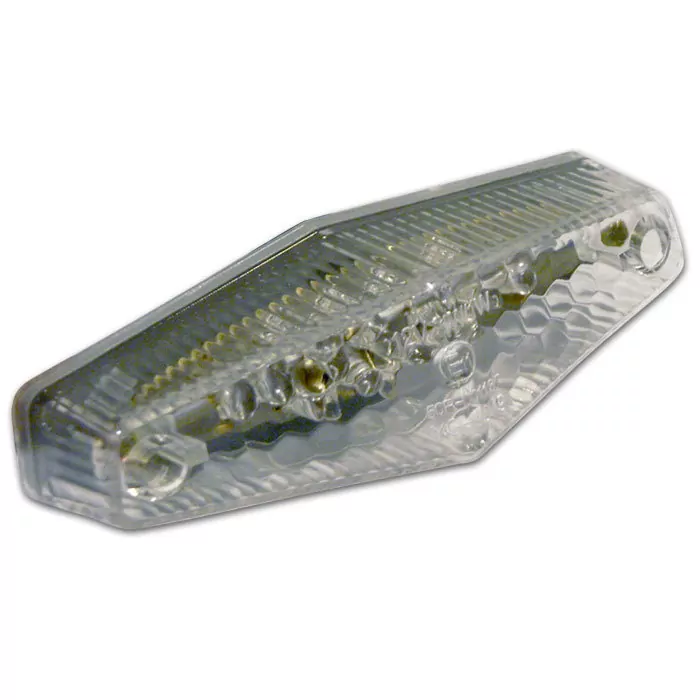 Led-rücklicht "tetra" Mit Kz-beleuchtung, Klar, B 115 X H 35 X T 40mm, Kabellänge 42mm, E-geprüft