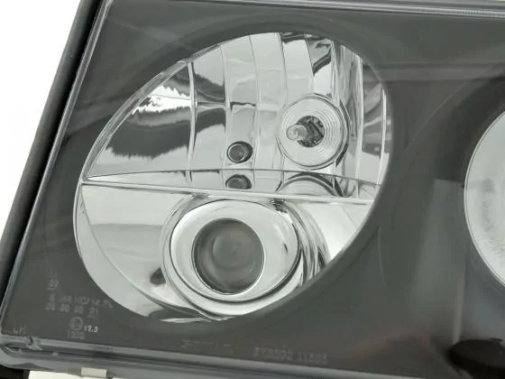 Scheinwerfer Set Mercedes E-Klasse Typ W124 Bj. 85-93 schwarz