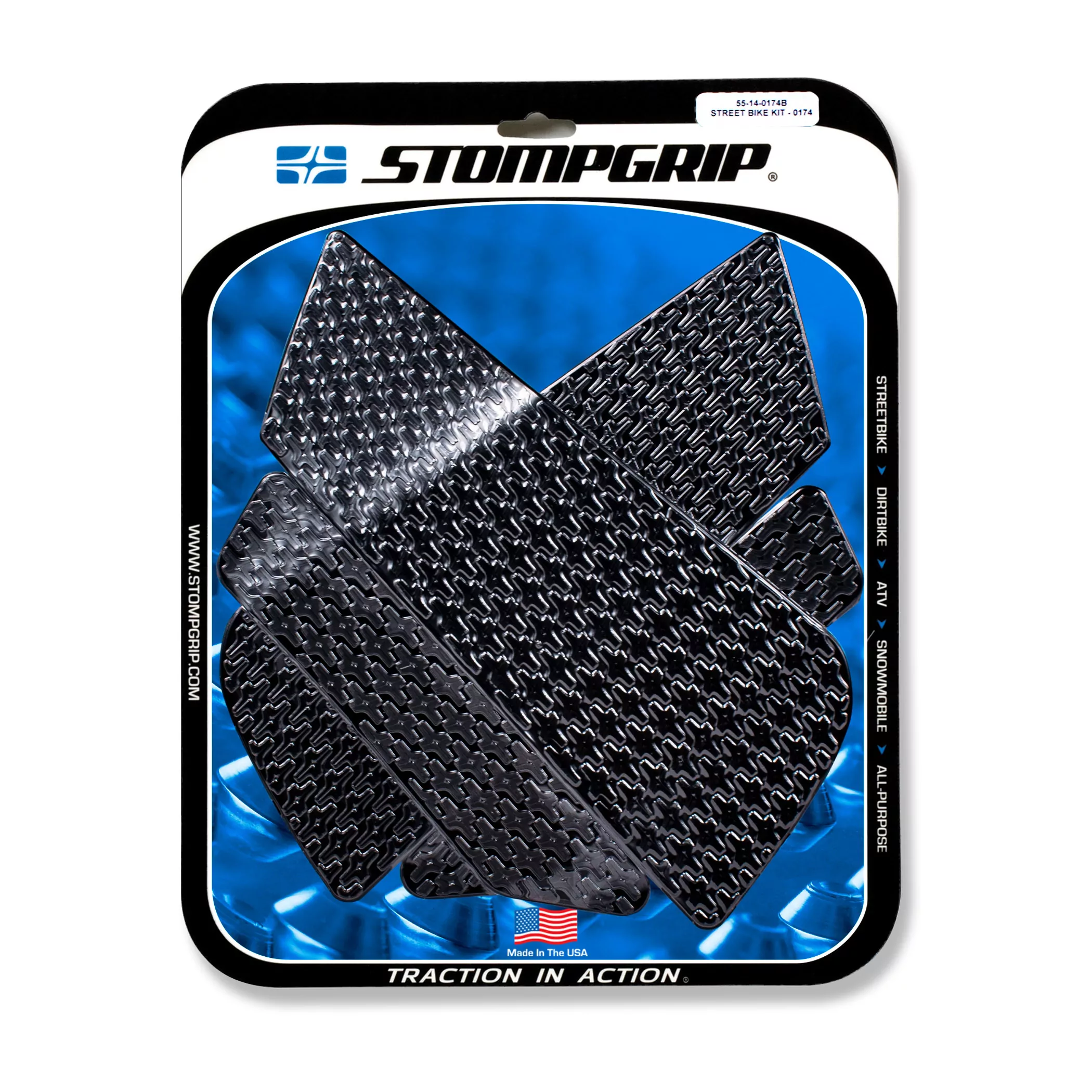 Stompgrip Traction Pad Icon für BMW F 850 GS Adventure 20-21 Schwarz
