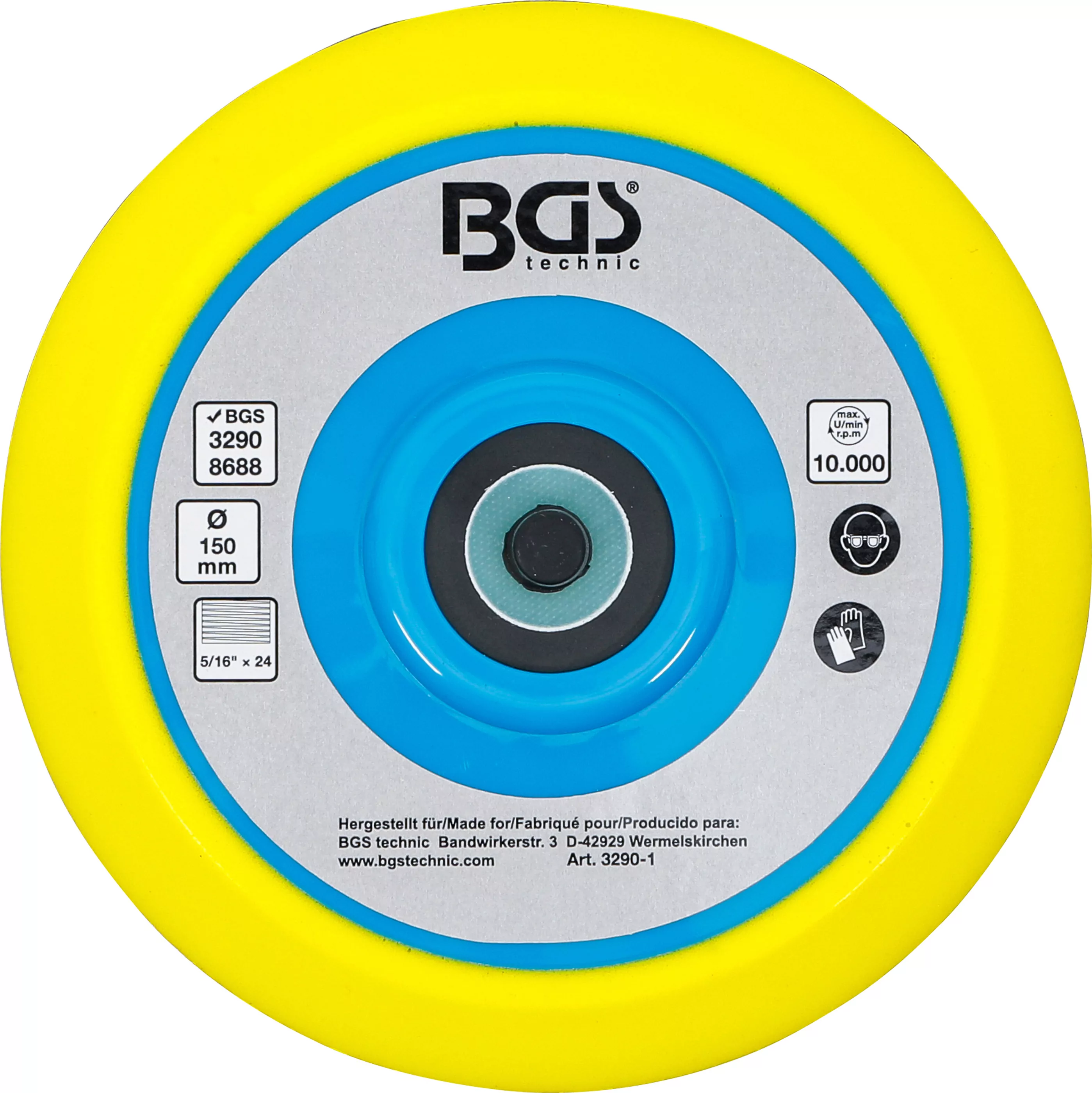 Klett-Teller für Art. 3290 / 8688 | Ø 150 mm