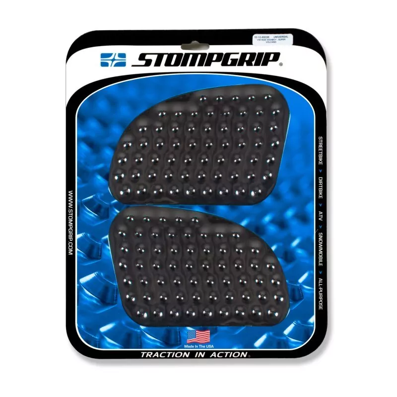 Stompgrip Traction Pads schwarz für BMW R12 S / nine T 2024-2025 Ducati Sport 1000 2006-2009 Honda Monkey 125 2019-2024 Moto Guzzi V100 Mandello 2022-2023