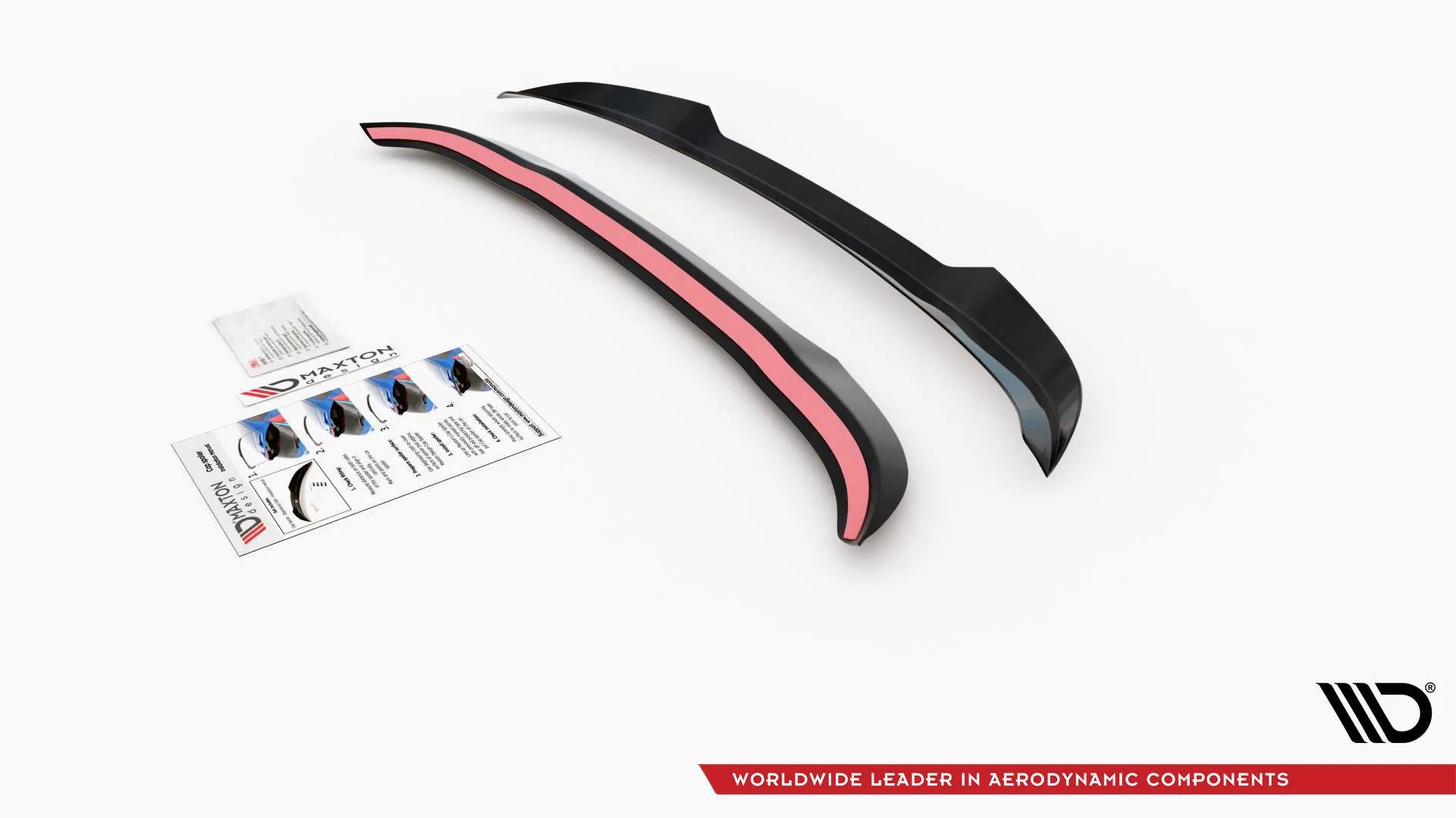 Spoiler CAP Für BMW X7 M-Paket G07 Schwarz Hochglanz