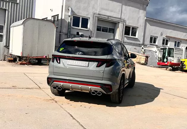 Hyundai Tucson NX4 - 4x2 & 4x4  Endschalldämpfer - 2x115x85 Typ 32 rechts/links