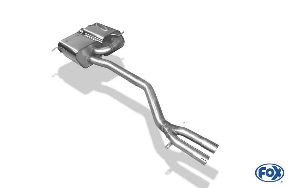 BMW Z4 E85  Endschalldämpfer inkl. Y-Verbindungsrohr 2x50mm - 2x80 Typ 13