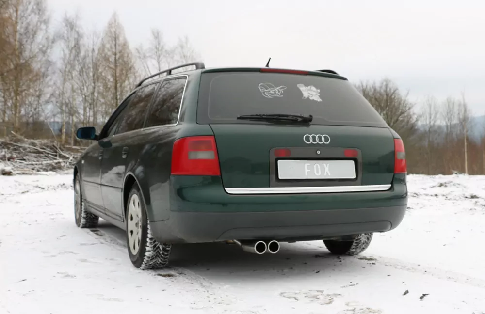 Audi A6 Typ 4B ohne Stoßstangenausschnitt  Endschalldämpfer - 2x76 Typ 13