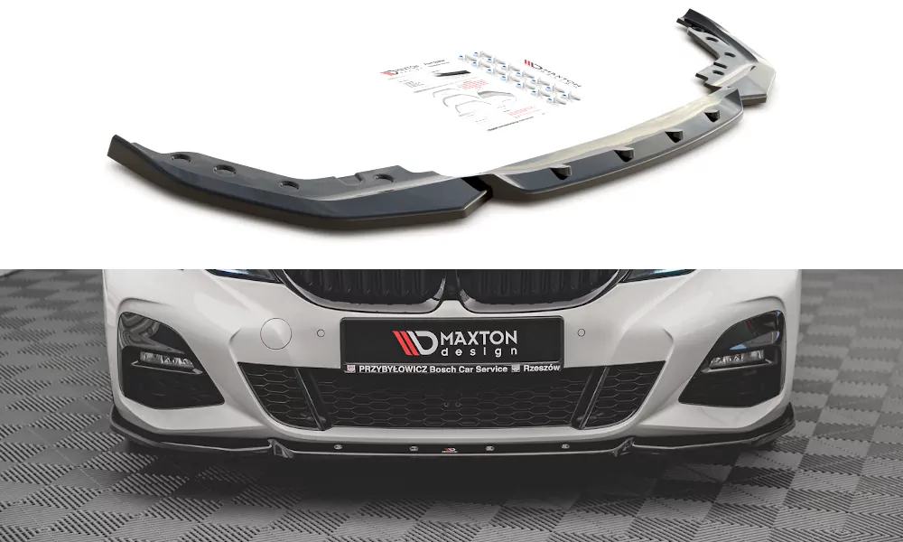 Street+ Spoilerlippe Front Ansatz V.5 Passend Für BMW 3er G20 / G21 M-Paket 