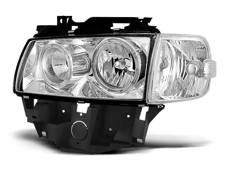 HEADLIGHTS ANGEL EYES CHROME fits VW T4 08.96-03.03 BUS