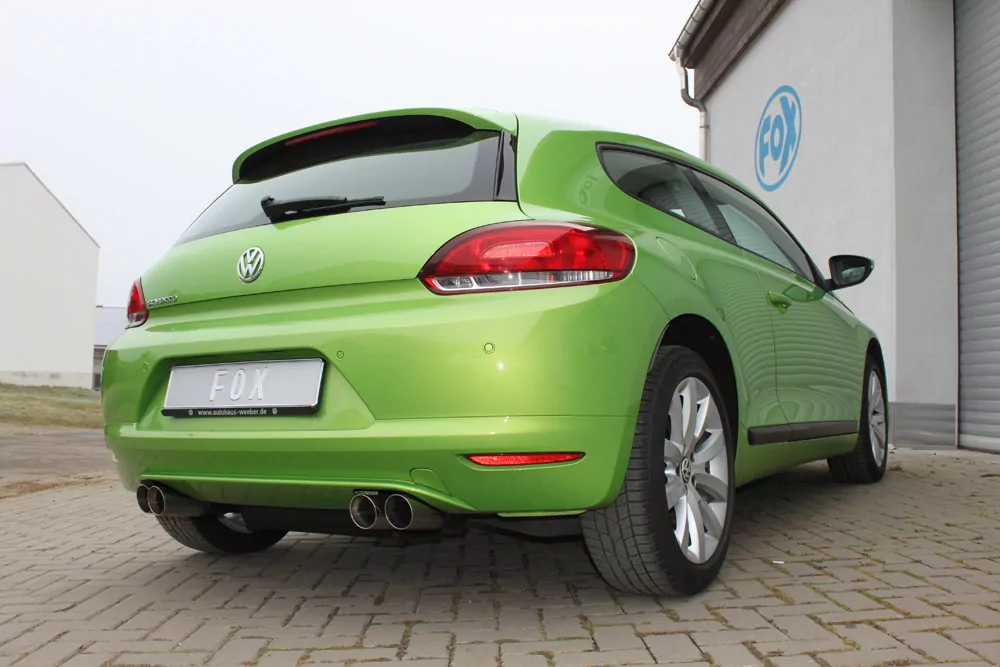 VW Scirocco - 13  Endschalldämpfer Ausgang rechts/links - 2x76 Typ 25 rechts/links