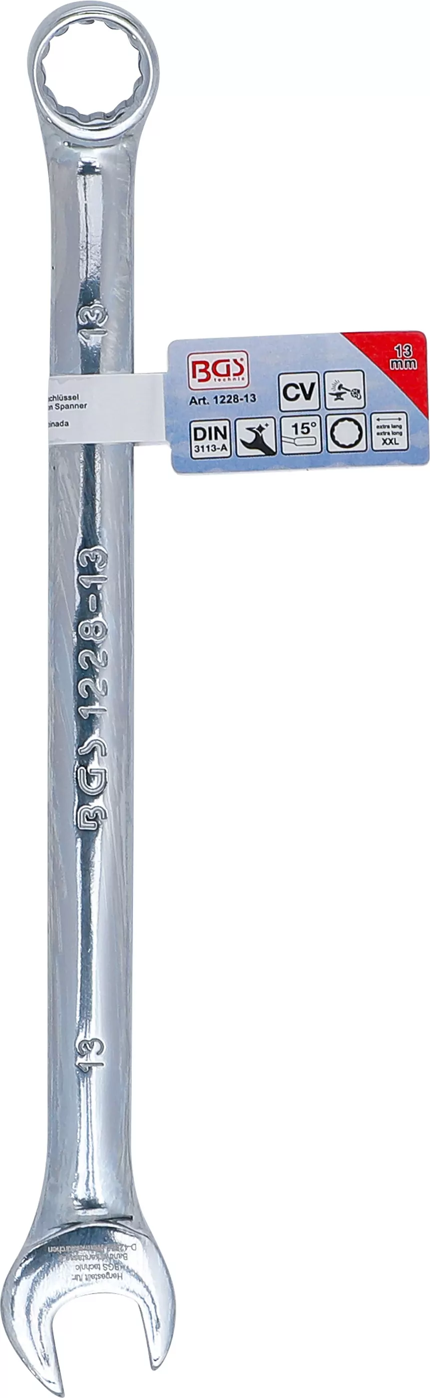 Maul-Ringschlüssel | extra lang | SW 13 mm