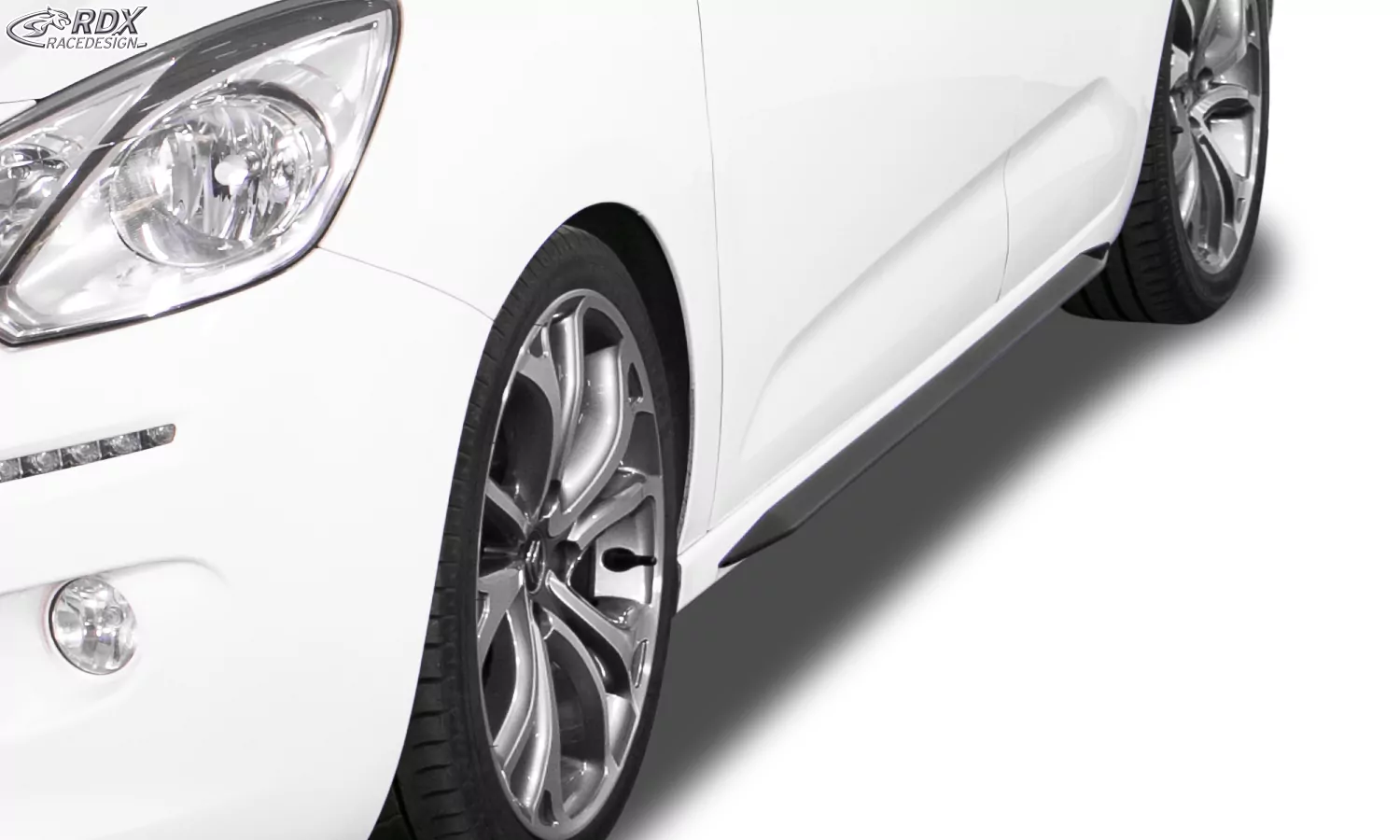 RDX Seitenschweller für CITROEN C3 2009-2017 "Slim" 