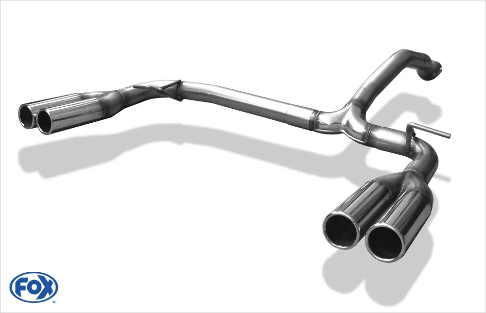 Mercedes M-Klasse W163  Endrohrsystem rechts/links für original Endschalldämpfer - 2x76 Typ 12 rechts/links