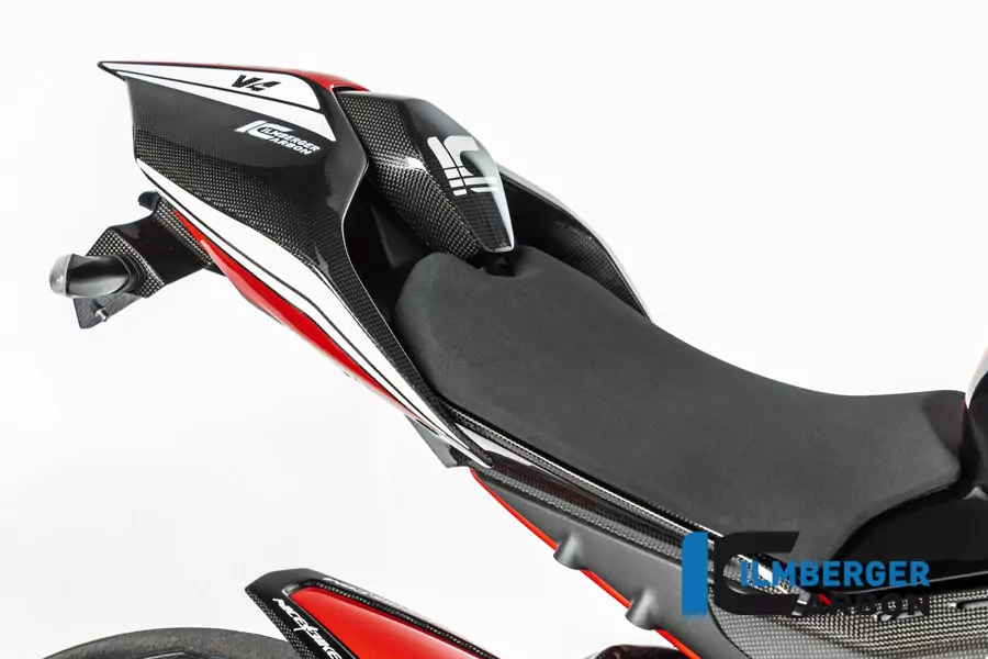 Ilmberger Carbon Monoposto Sitz glanz für Ducati Panigale V4 / V4S und Streetfighter V4