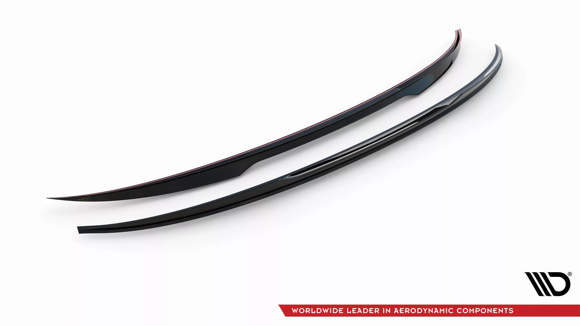 Spoiler CAP Für 3D V.1 BMW X6 F16 M-Paket / X6 M F86 Schwarz Hochglanz