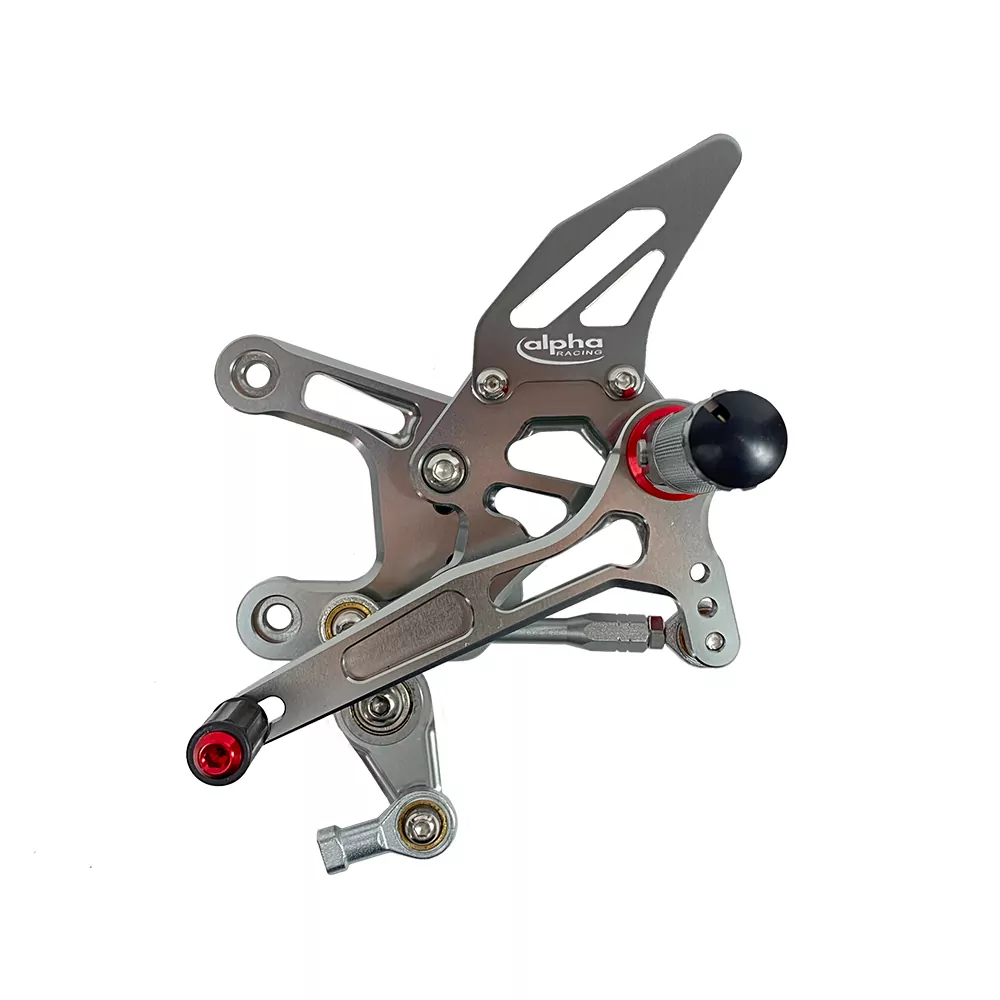 TRACK Fußrastenanlage titanfarben Kawasaki ZX10R 2016-