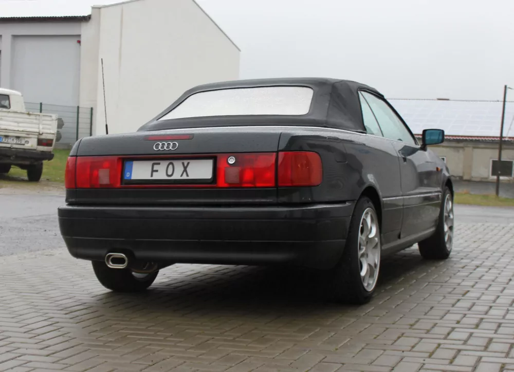 Audi 80/90 - Typ 89, B3 Limousine/ Coupe/ 80 B4 - Cabrio  Endschalldämpfer - 135x80 Typ 53