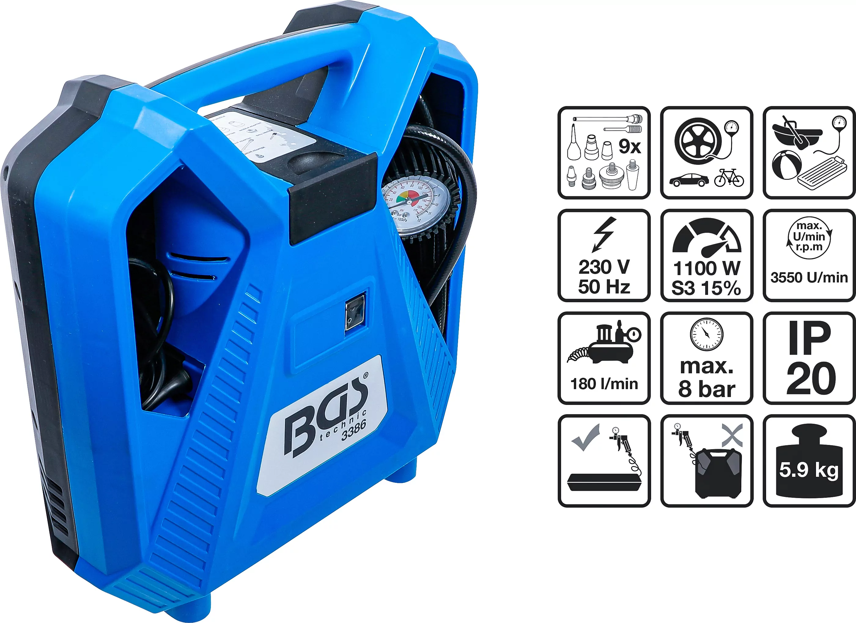 Mobiler Druckluft Kompressor