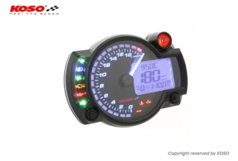 KOSO Digitales Multifunktions-Cockpit RX2N+ GP Style, ~20,000 RPM mit ABE