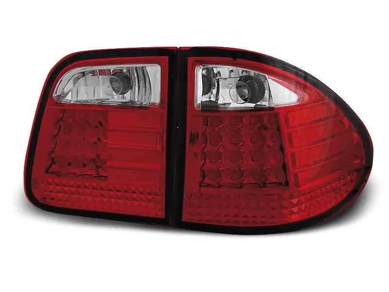 Led Tail Lights Red White Fits Mercedes W210 E-klasa 95-03.02 Kombi