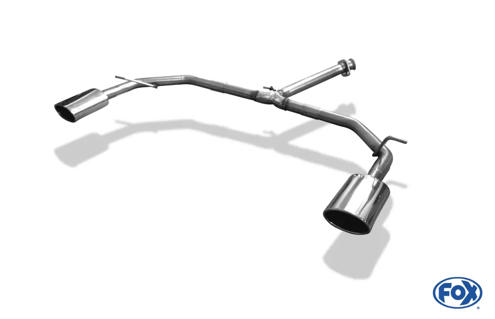 Toyota RAV 4 IV  Endrohrsystem rechts/links passend auf original Mittelschalldämpfer - 140x90 Typ 44 rechts/links