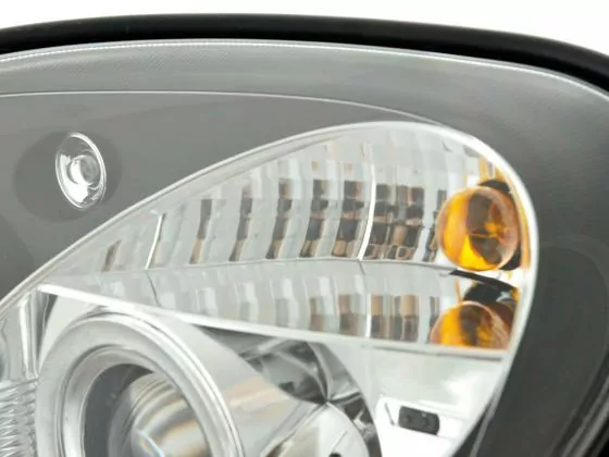 Scheinwerfer Set Mercedes SLK Typ R170 Bj. 96-02 schwarz