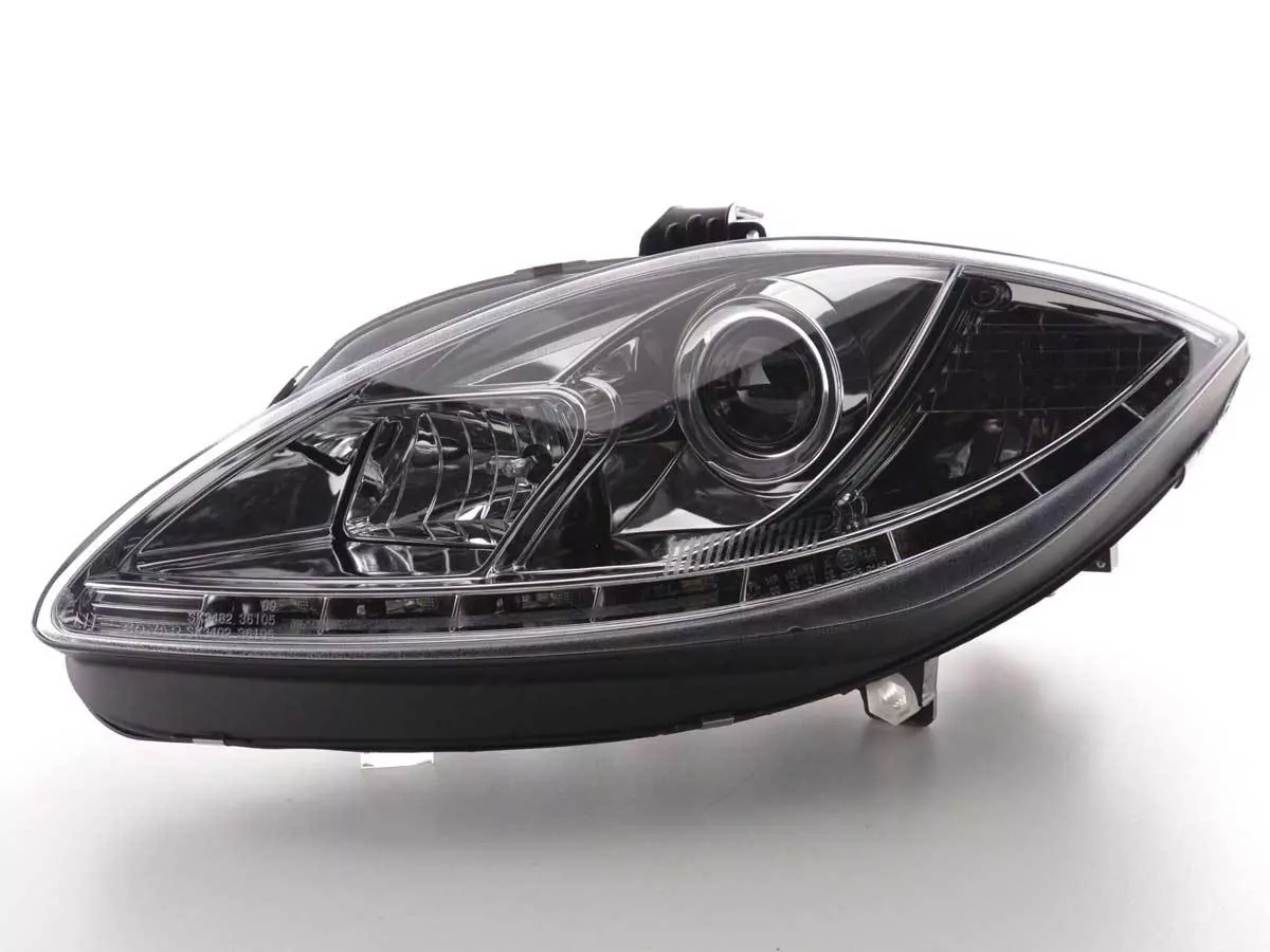 Scheinwerfer Set Daylight LED Tagfahrlicht Seat Leon 1P/Altea/Toledo 5P chrom