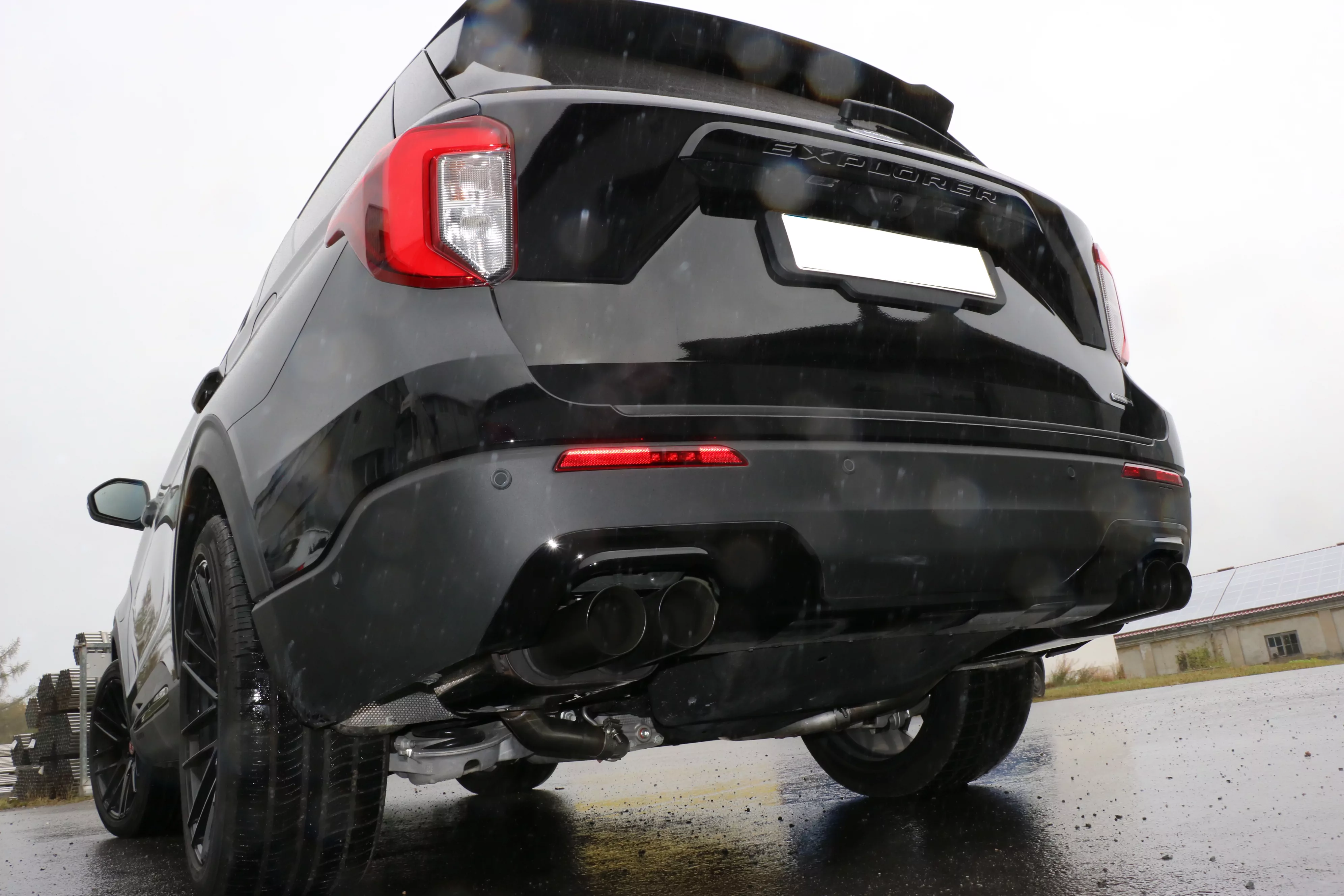 Ford Explorer Typ WUJ  Endschalldämpfer rechts/links - 2x90 Typ 25 rechts/links schwarz emalliert