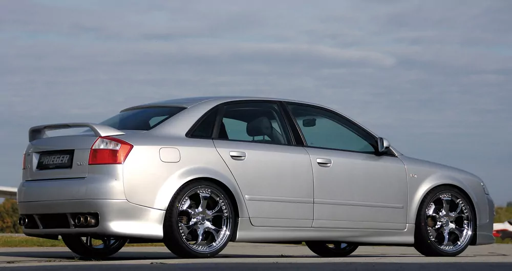 Rieger Seitenschweller für Audi A4 (8E) Typ B6 - Avant 11.00-10.04 carbon optik