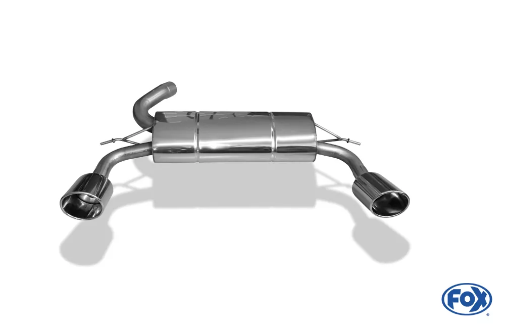 Ford Focus II RS  Endschalldämpfer rechts/links - 129x106 Typ 32 rechts/links