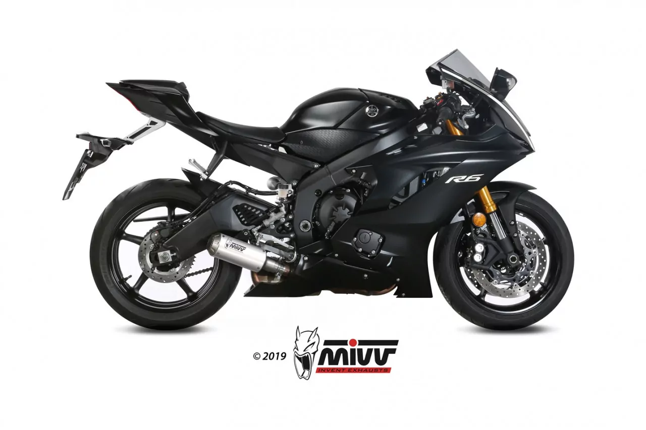 MIVV MK3 Edelstahl YAMAHA YZF 600 R6 2017 >