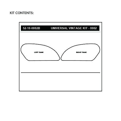 Stompgrip Traction Pad Volcano für Moto Guzzi Nevada 95-16 Schwarz