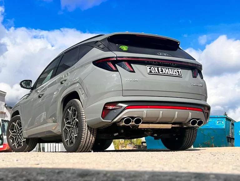 Hyundai Tucson NX4 - 4x2 & 4x4  Endschalldämpfer - 2x115x85 Typ 32 rechts/links