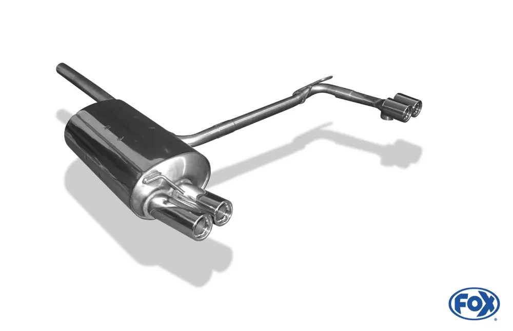 BMW E46 320d  Endschalldämpfer Ausgang rechts/links einflutig - 2x76 Typ 13 rechts/links