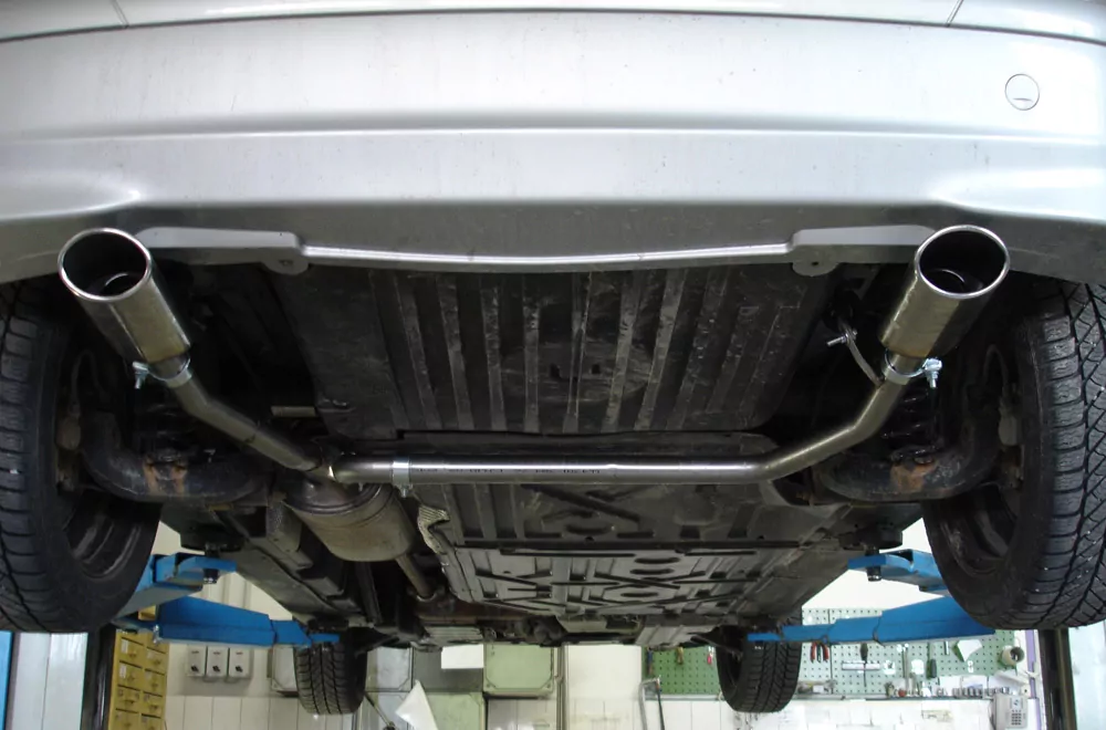 Mercedes A-Klasse 168  Endrohrsystem rechts/links für original Endschalldämpfer - 106x71 Typ 32 rechts/links