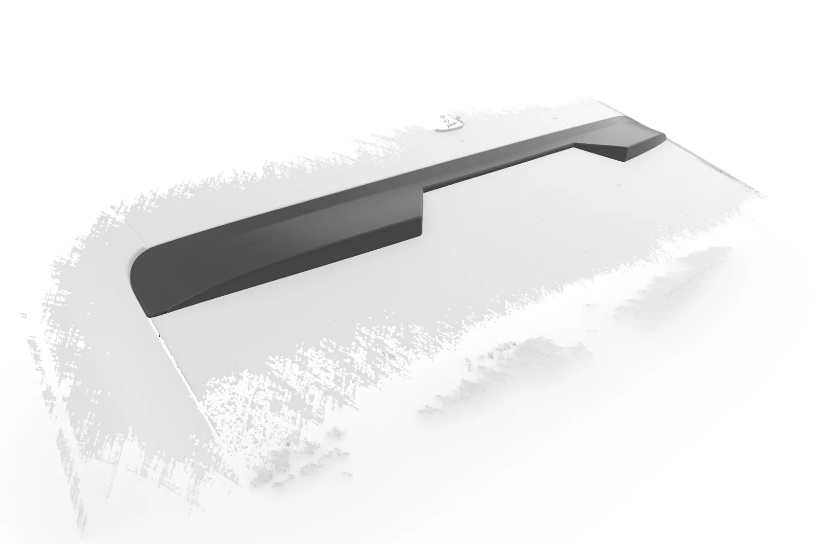 Heckscheibenblende für Audi A3 / S3 / RS3 (8Y) Limousine HSB086 Schwarz Strukturiert