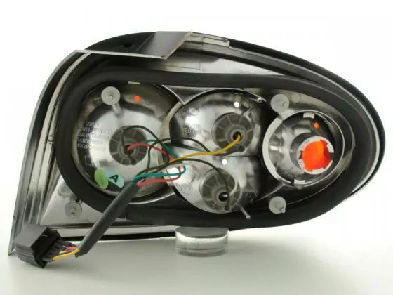 Rückleuchten Set Renault Megane 3-trg. Typ DABALAKAEA Bj. 96-98 schwarz
