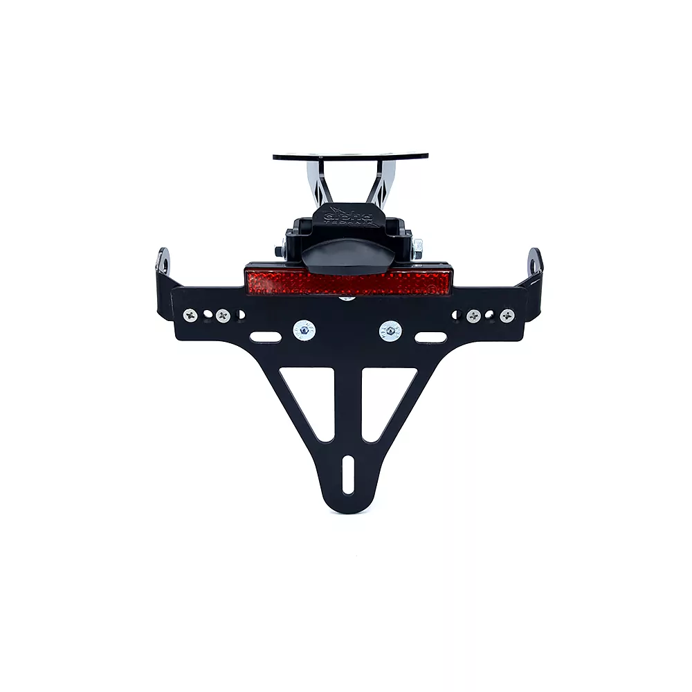 alpha Technik Kennzeichenhalter für Yamaha MT-07, TYP RM33, RM34, Modelljahr 2021-