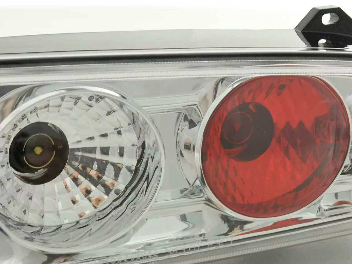 Rückleuchten Set Fiat Seicento Typ 187 Bj. 98-07 chrom