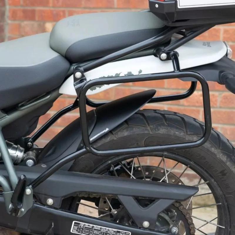 Pyramid Hinterradabdeckung Verlängerung Schwarz Matt Royal Enfield Himalayan 450 | Guerrilla 450 2024-