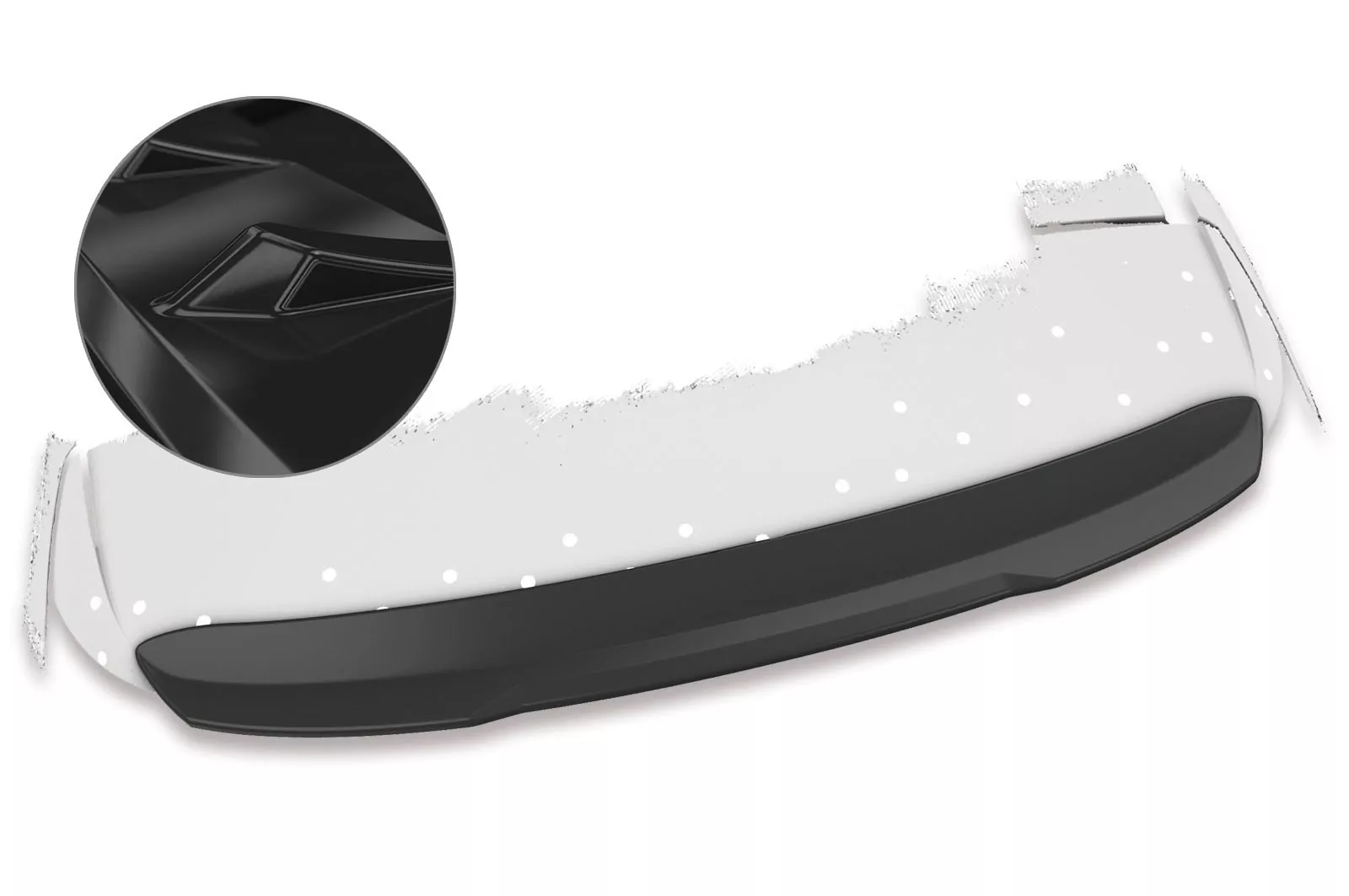 Heckflügel mit ABE für BMW 3er F31 Touring HF736-G Schwarz Hochglanz