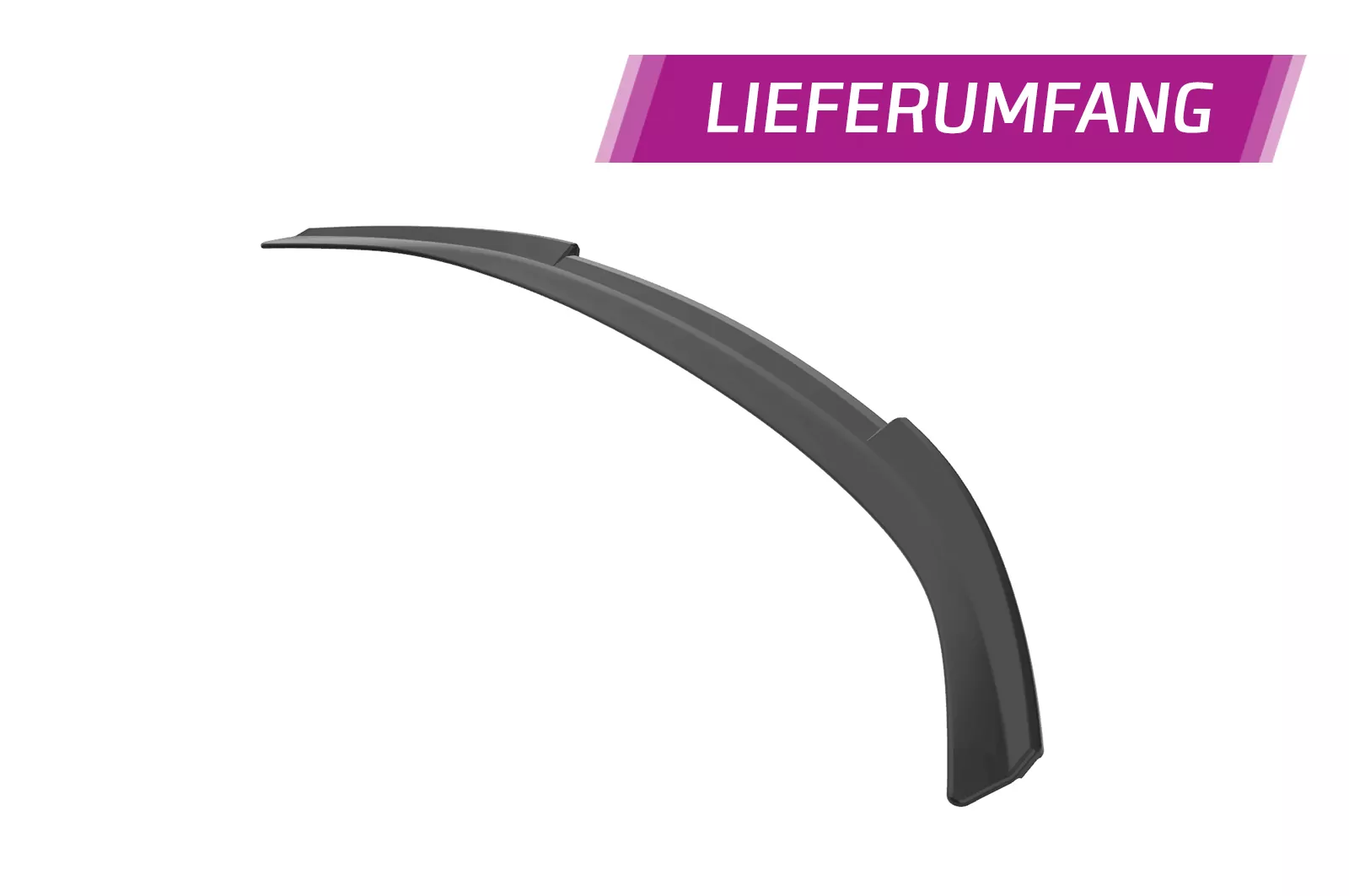 Heckflügel mit ABE für Toyota C-HR HF903 Schwarz Strukturiert