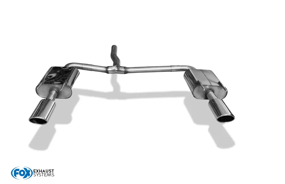 Opel Astra K Sports Tourer Endschalldämpfer quer Ausgang rechts/links - 115x85 Typ 32 rechts/links