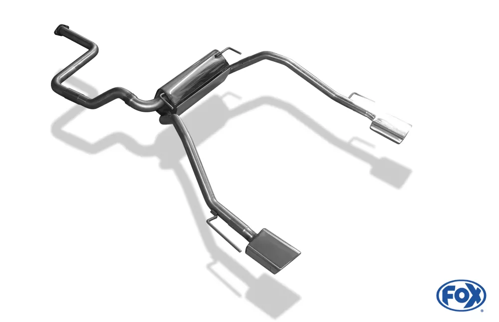 Opel Cascada  Endschalldämpfer quer Ausgang rechts/links - 145x65 Typ 59 rechts/links