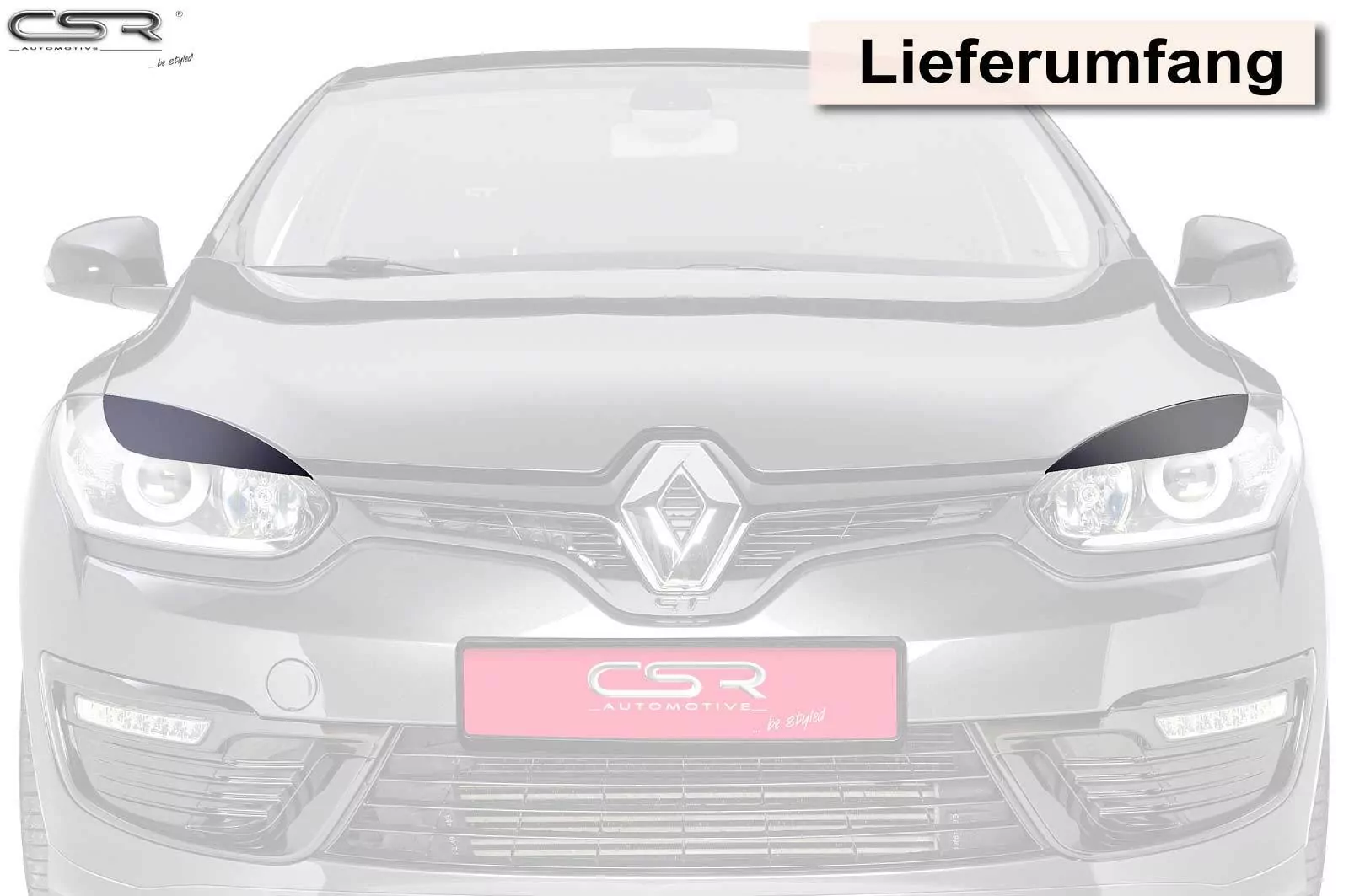 Scheinwerferblenden für Renault Megane III 3 SB247